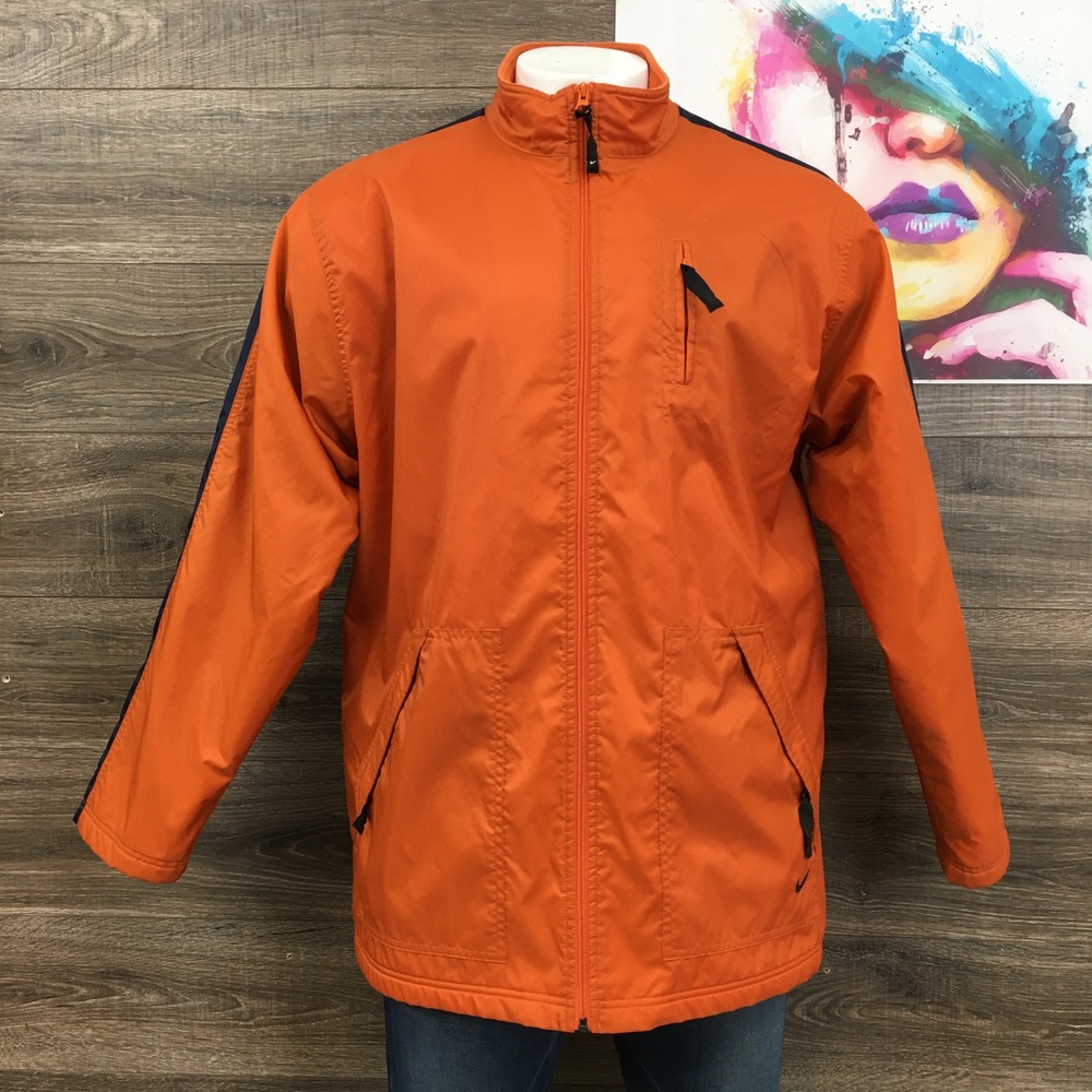 VINTAGE Nike Full Zip Jacket Y2K Fleece Lined Mens Size XL